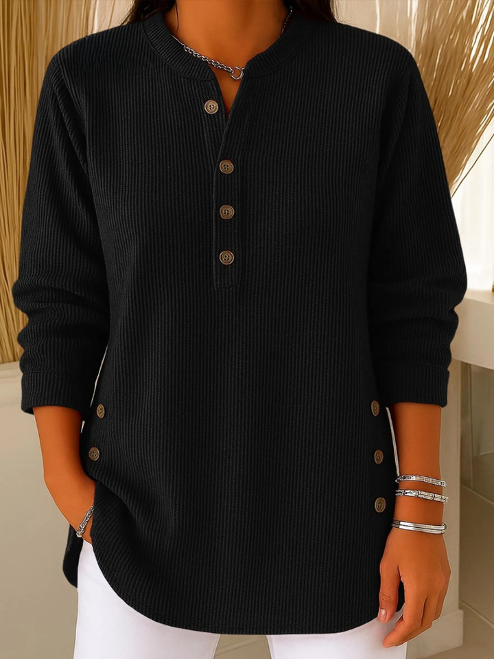 Nièves | Tunique Henley avec Boutons