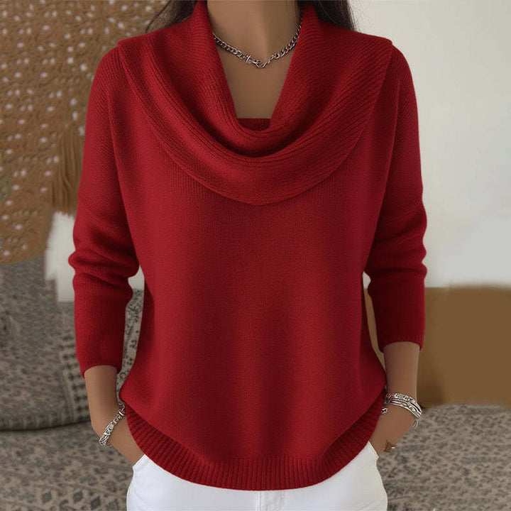 Julia | Pull avec Col Drapé